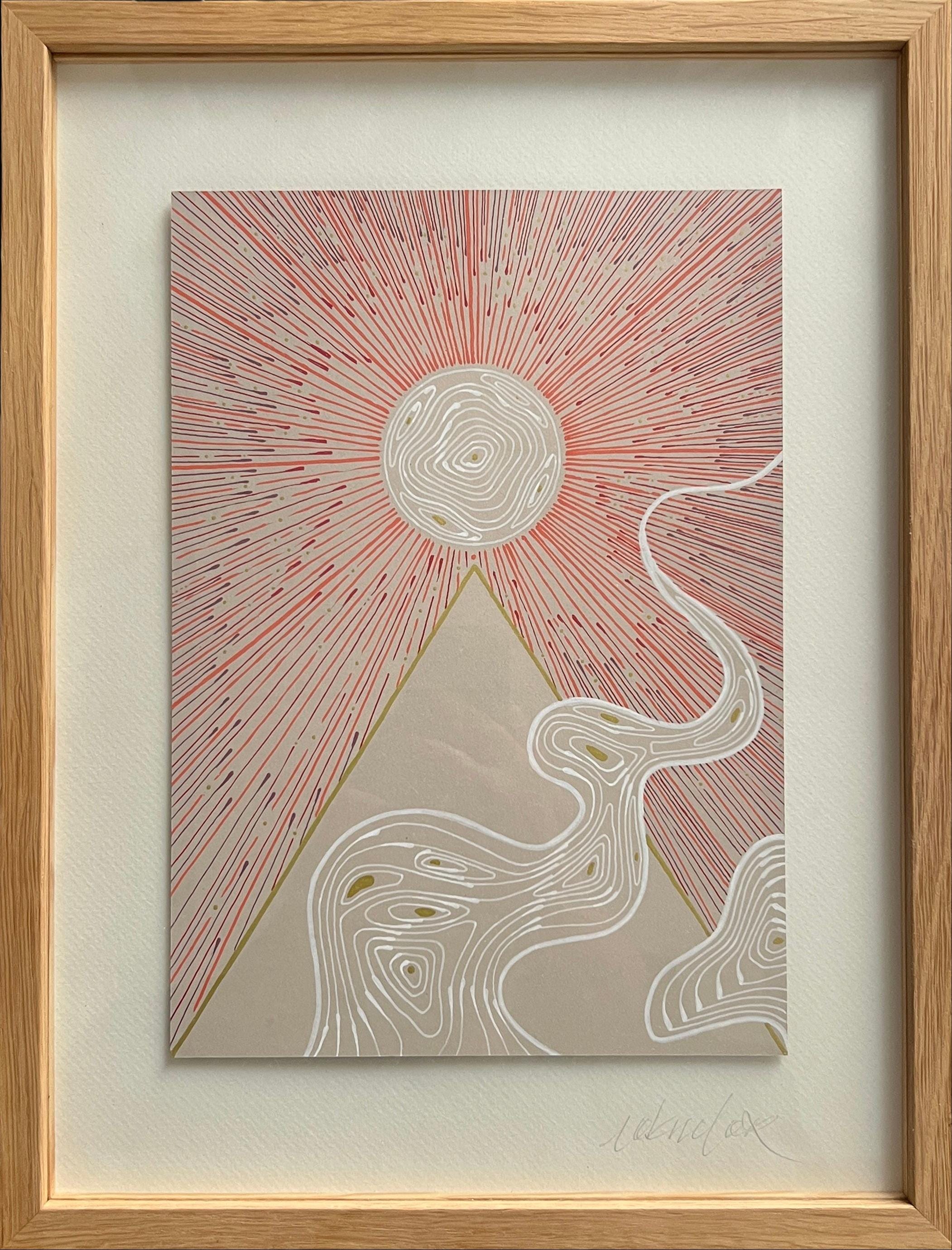 hundredshill, Acryl auf Papier, Detailansicht 4