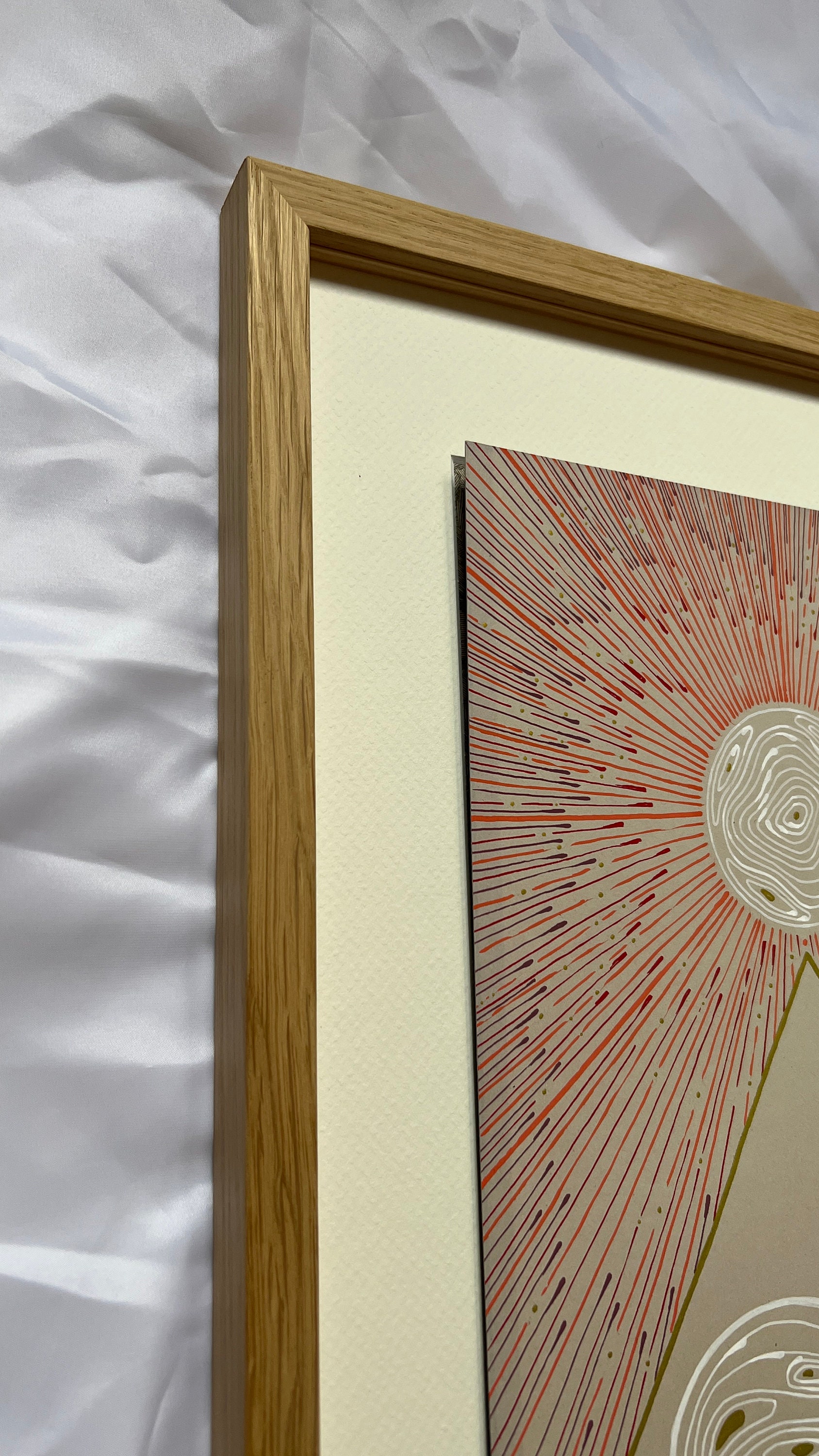 hundredshill, Acryl auf Papier, Detailansicht 7