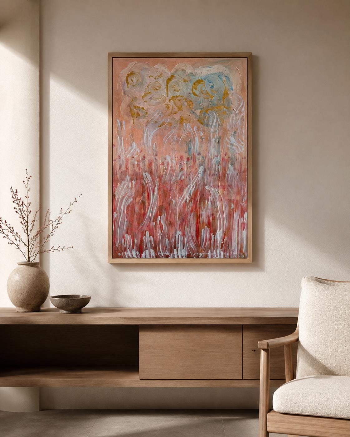 marfa, Acryl auf Leinwand, Detailansicht 2