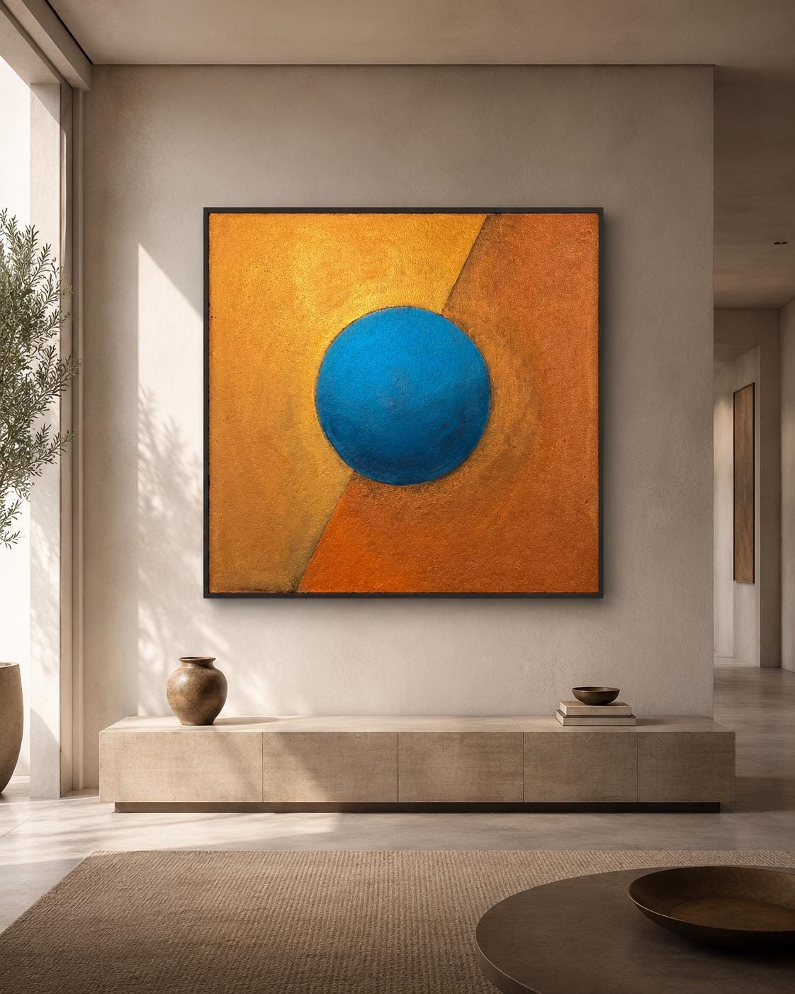 Spherikus, Acryl auf Holz, Detailansicht 2