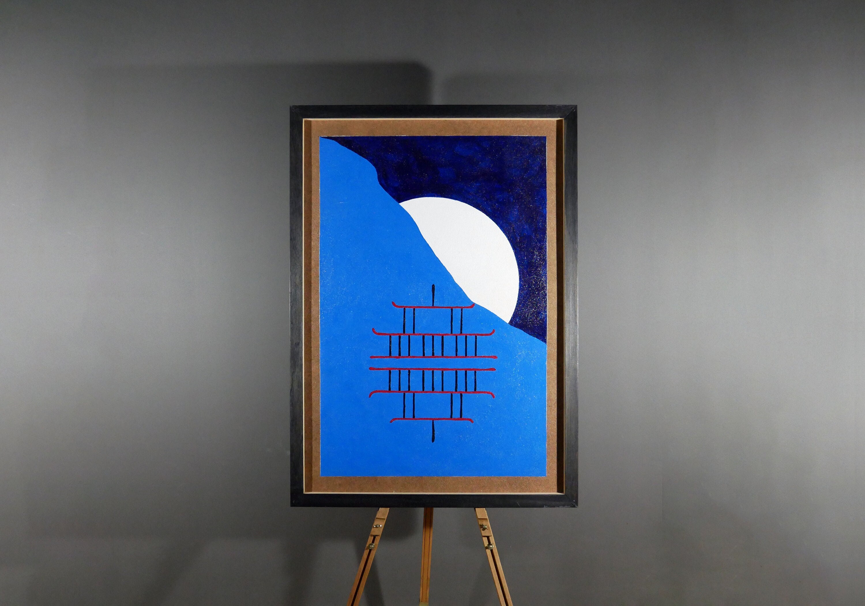 Oon, Acryl auf Holz, Original von Egor Kolenkov