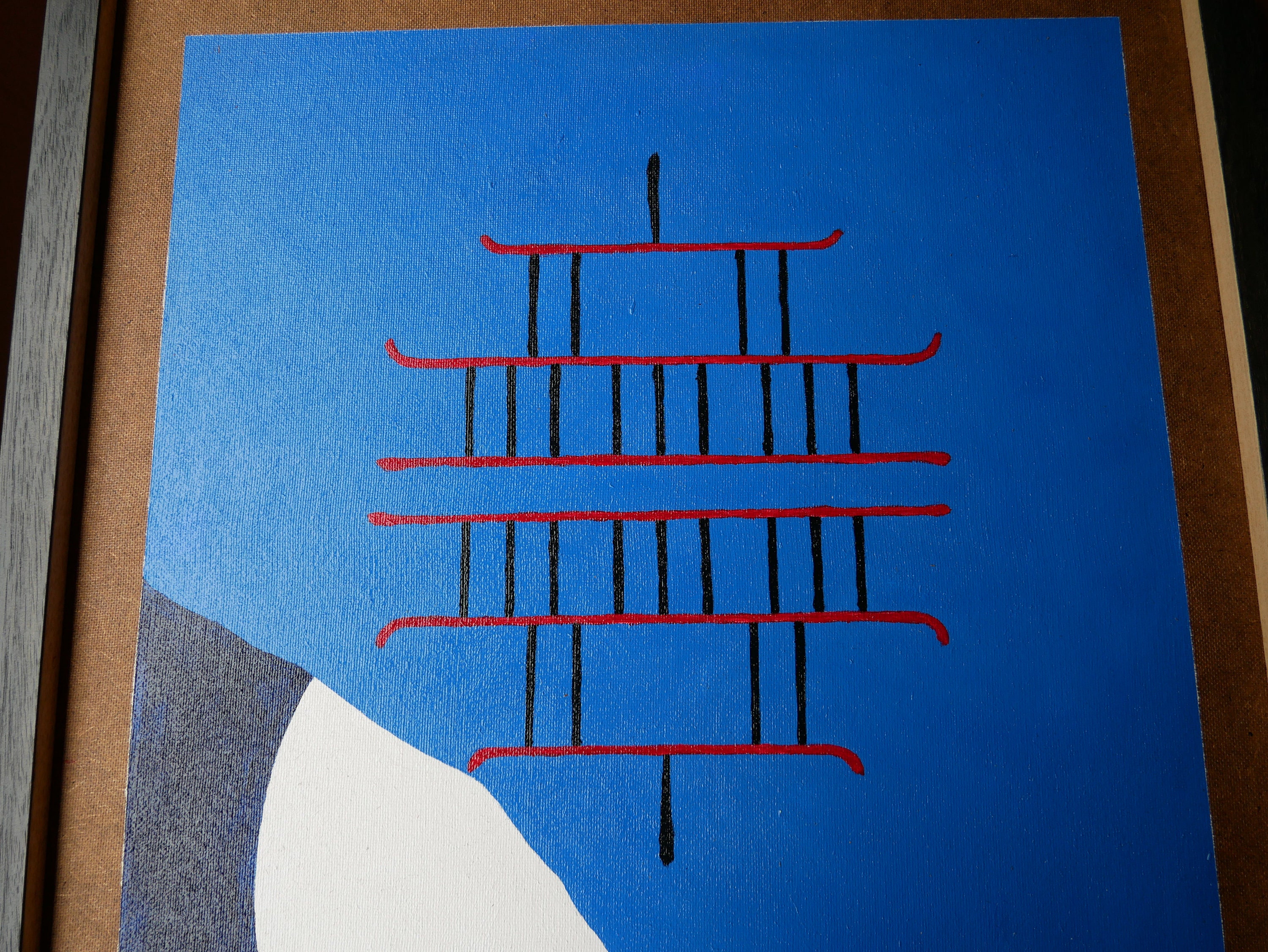 Oon, Acryl auf Holz, Detailansicht 5