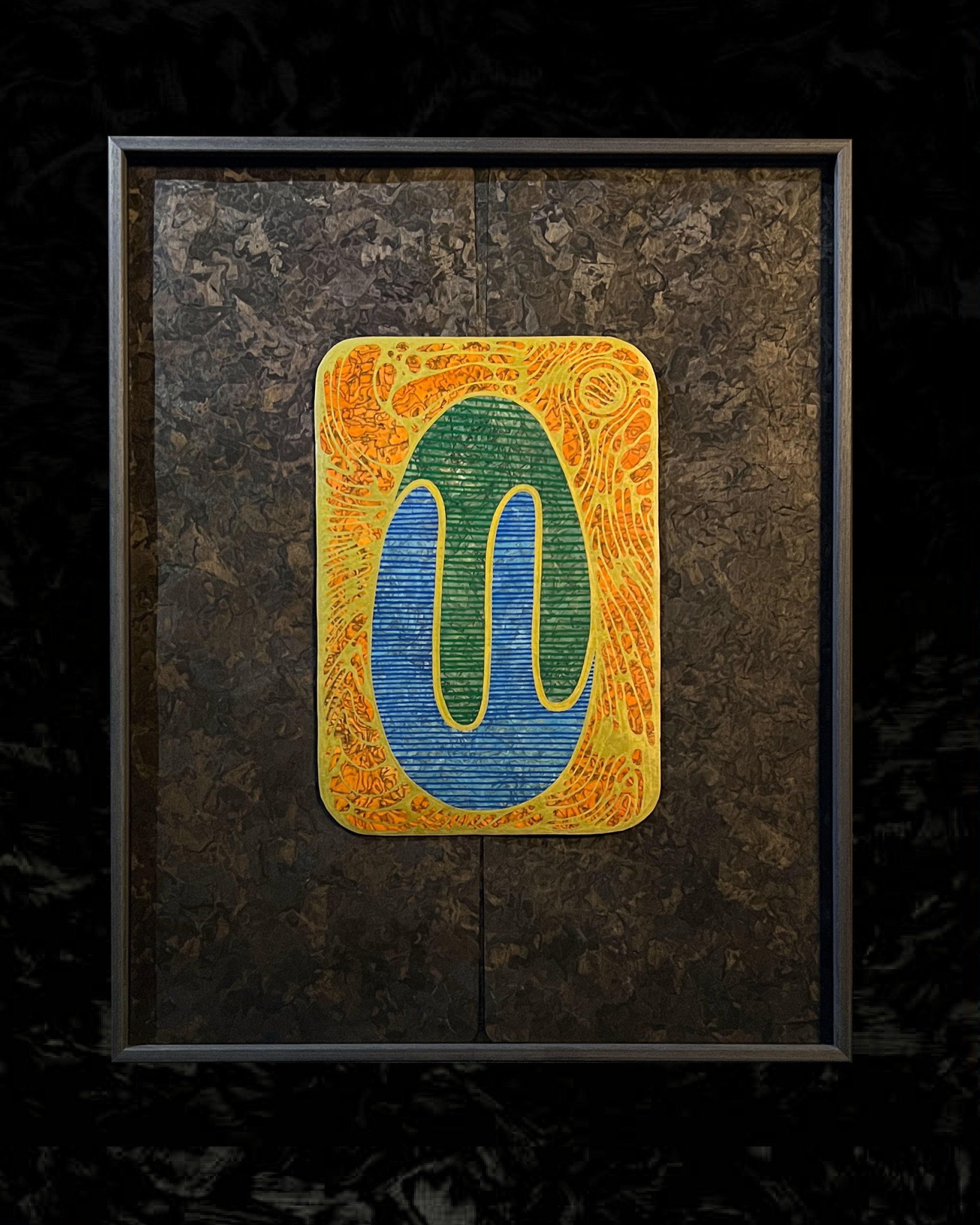ovo kosheyus, Acryl auf Holz, Detailansicht 2