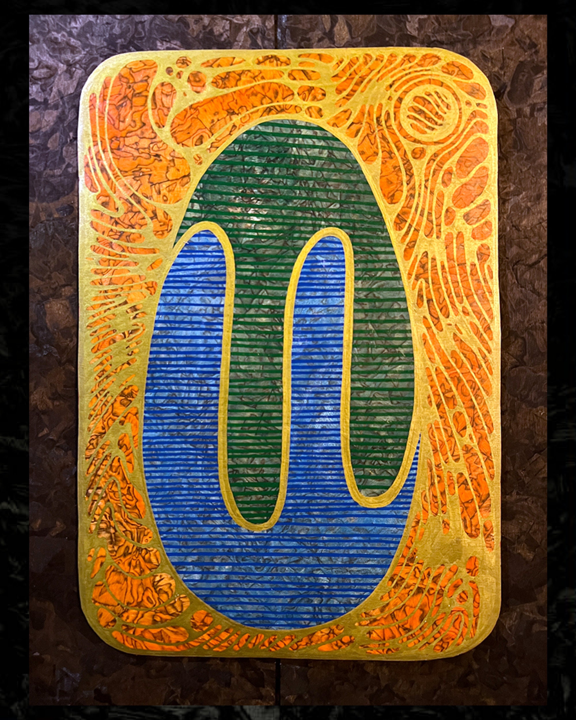 ovo kosheyus, Acryl auf Holz, Detailansicht 7
