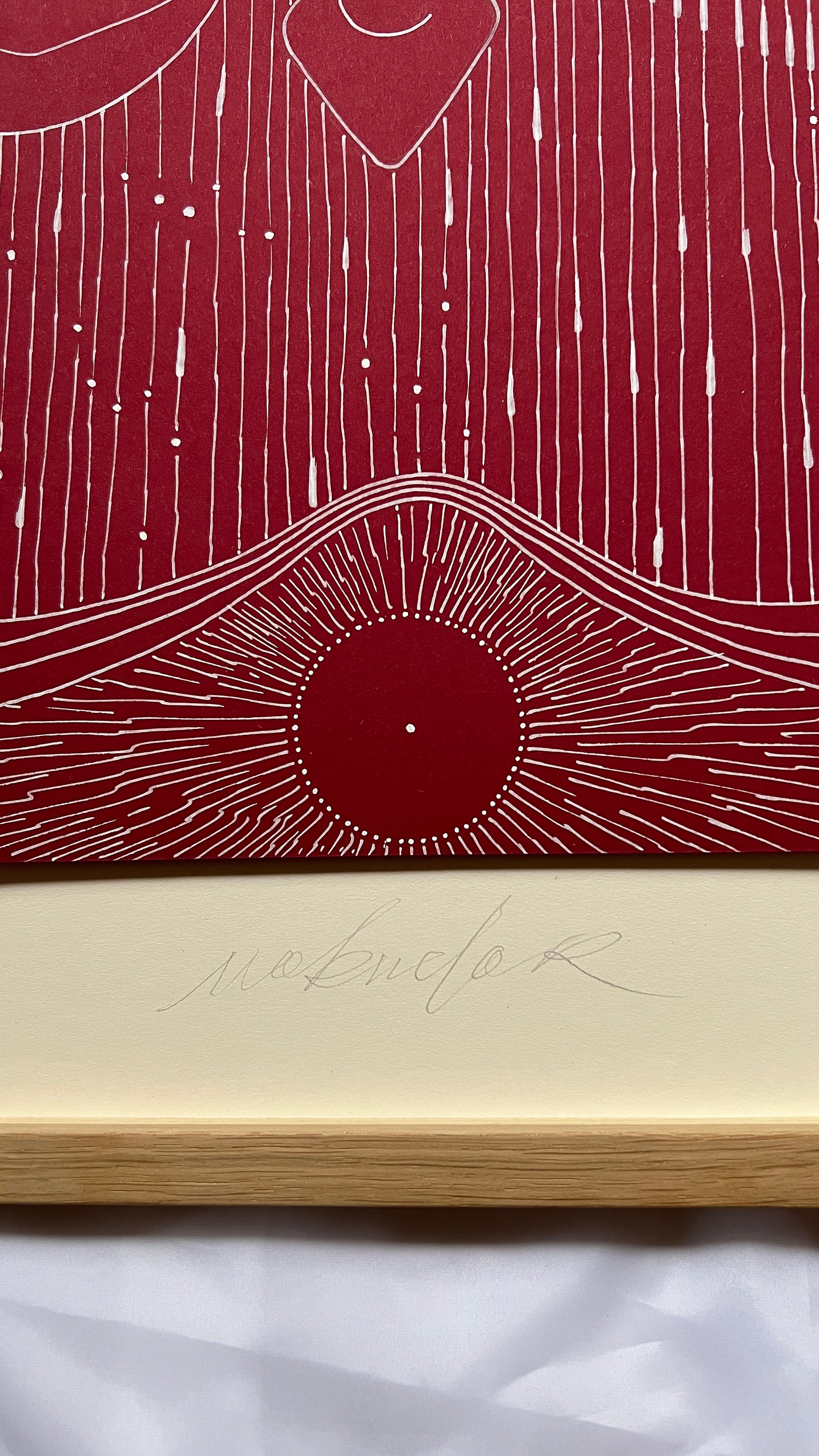 pra, Acryl auf Papier, Detailansicht 4