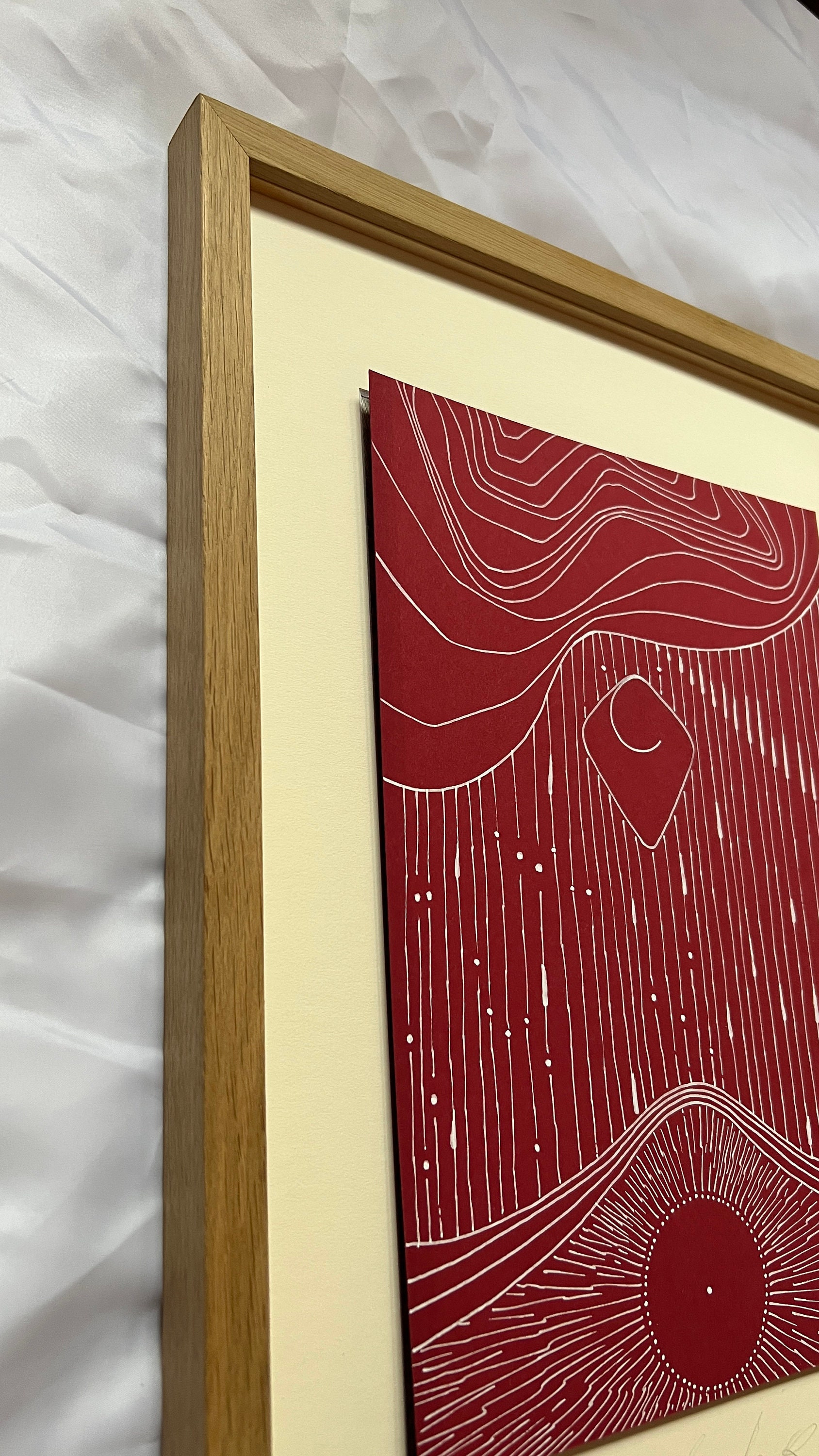 pra, Acryl auf Papier, Detailansicht 5
