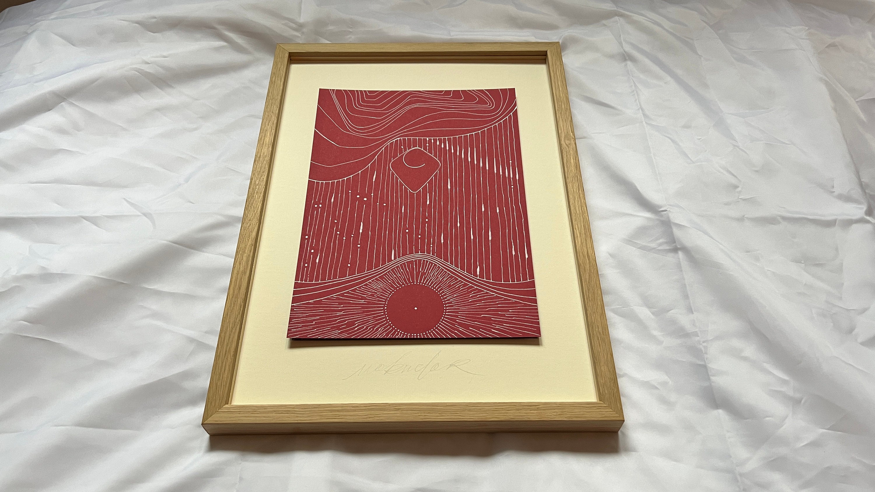 pra, Acryl auf Papier, Detailansicht 7