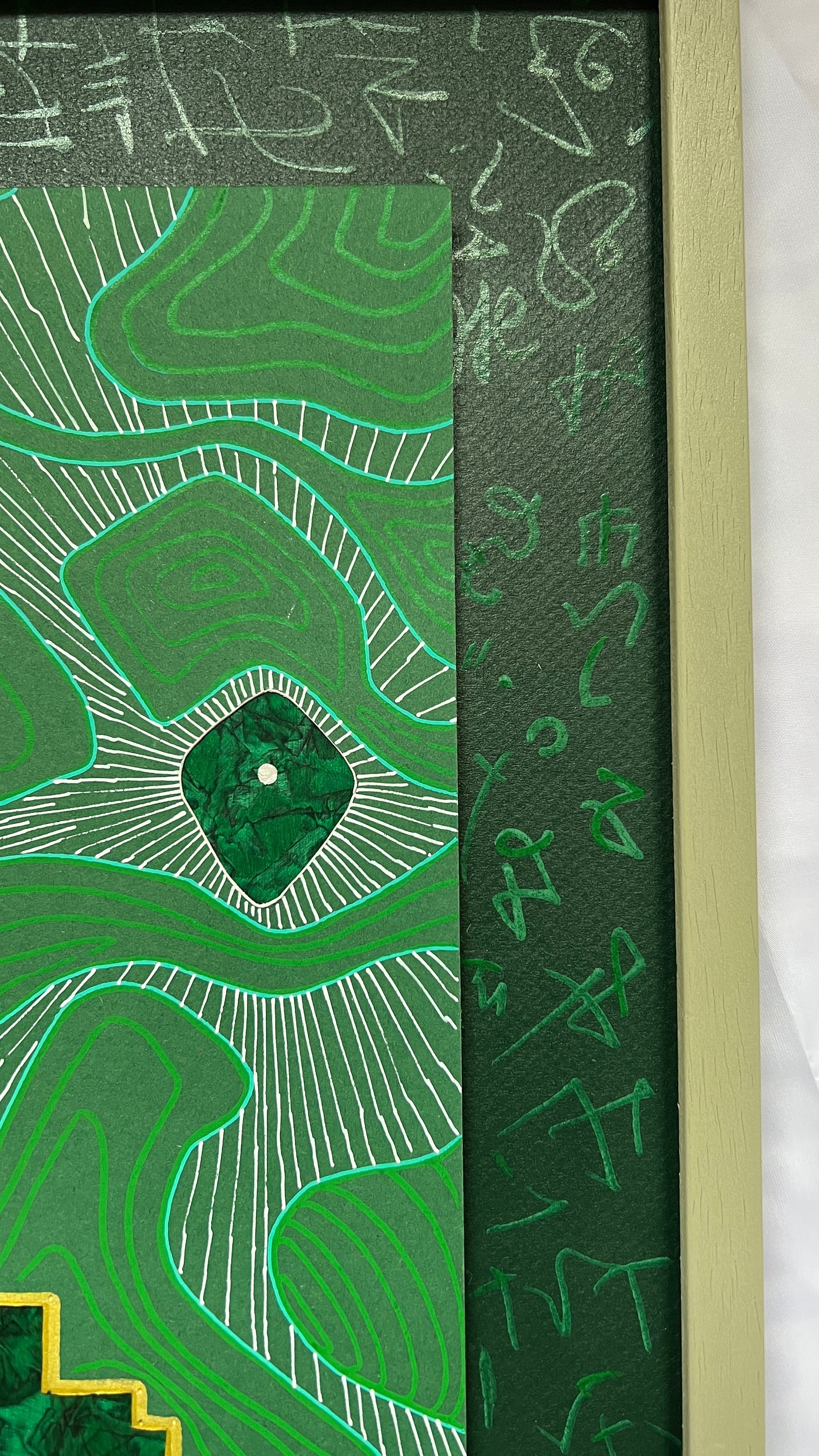 smara.gdikus, Acryl auf Papier, Detailansicht 3
