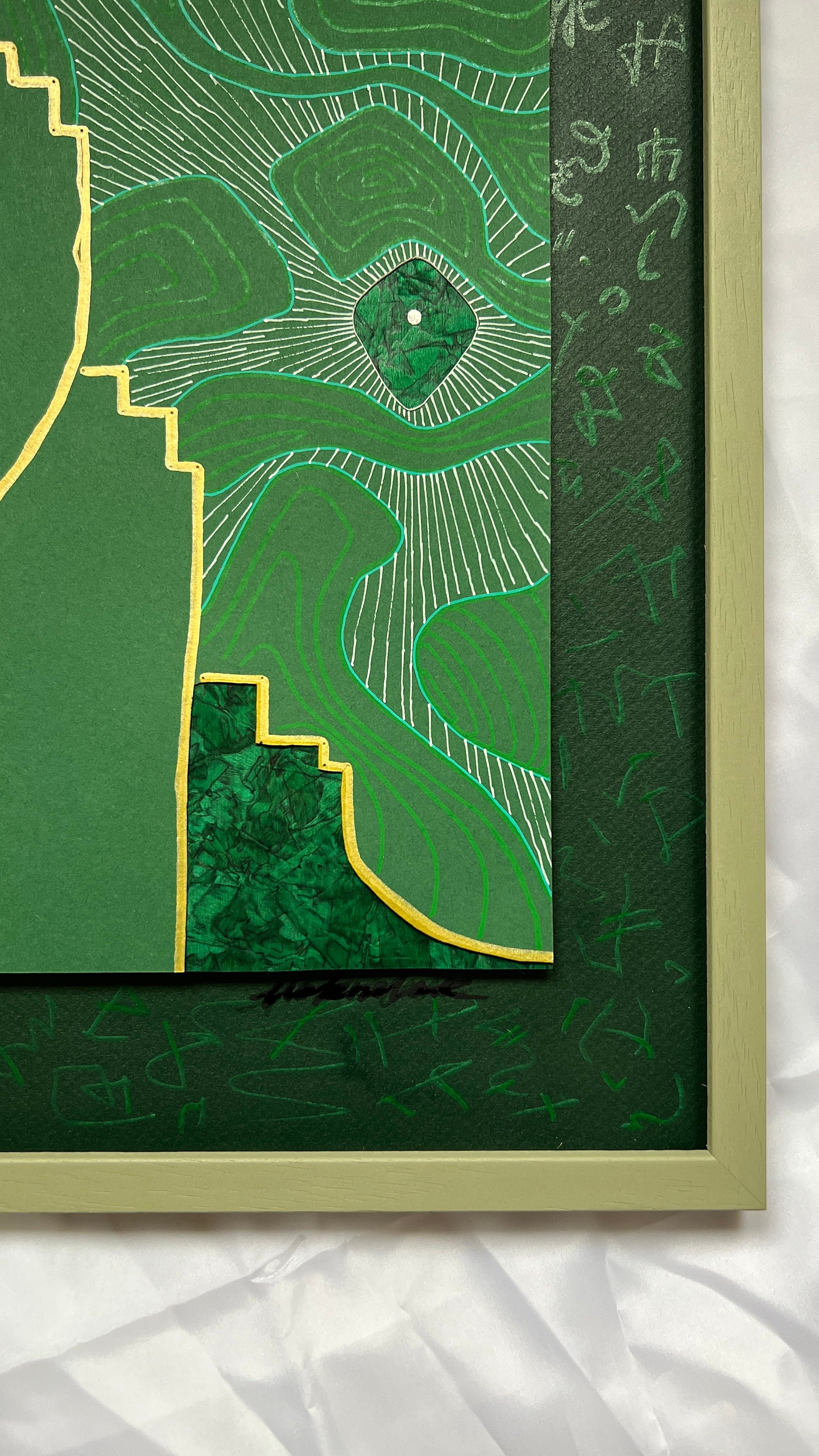 smara.gdikus, Acryl auf Papier, Detailansicht 5