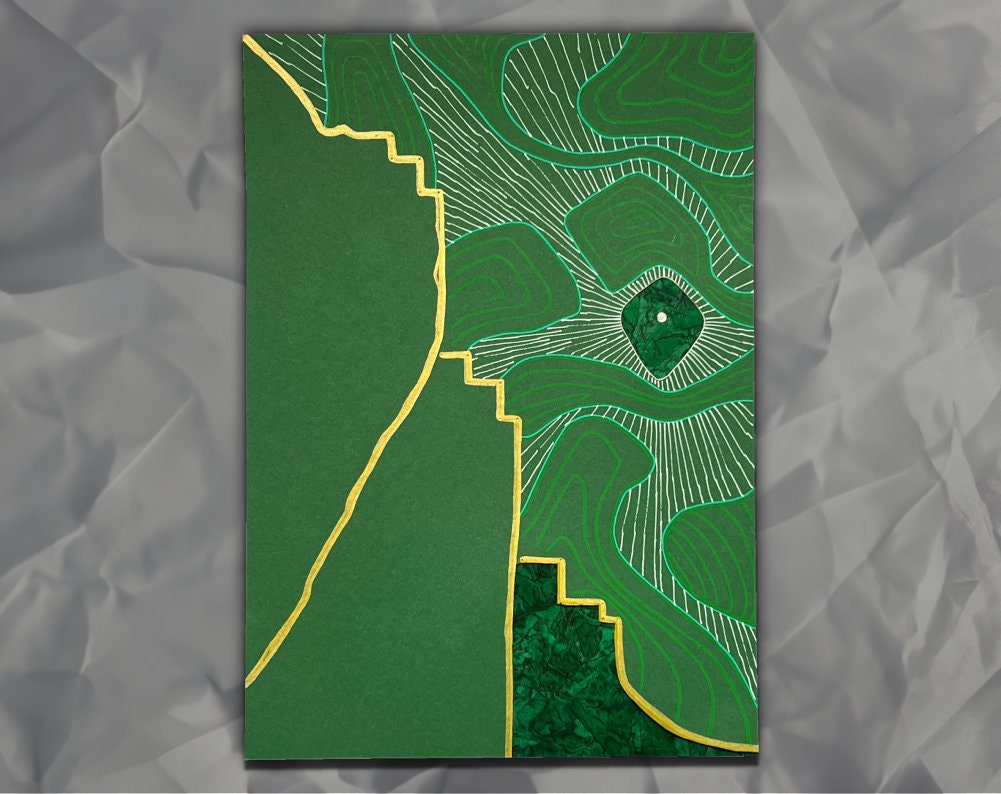 smara.gdikus, Acryl auf Papier, Detailansicht 6