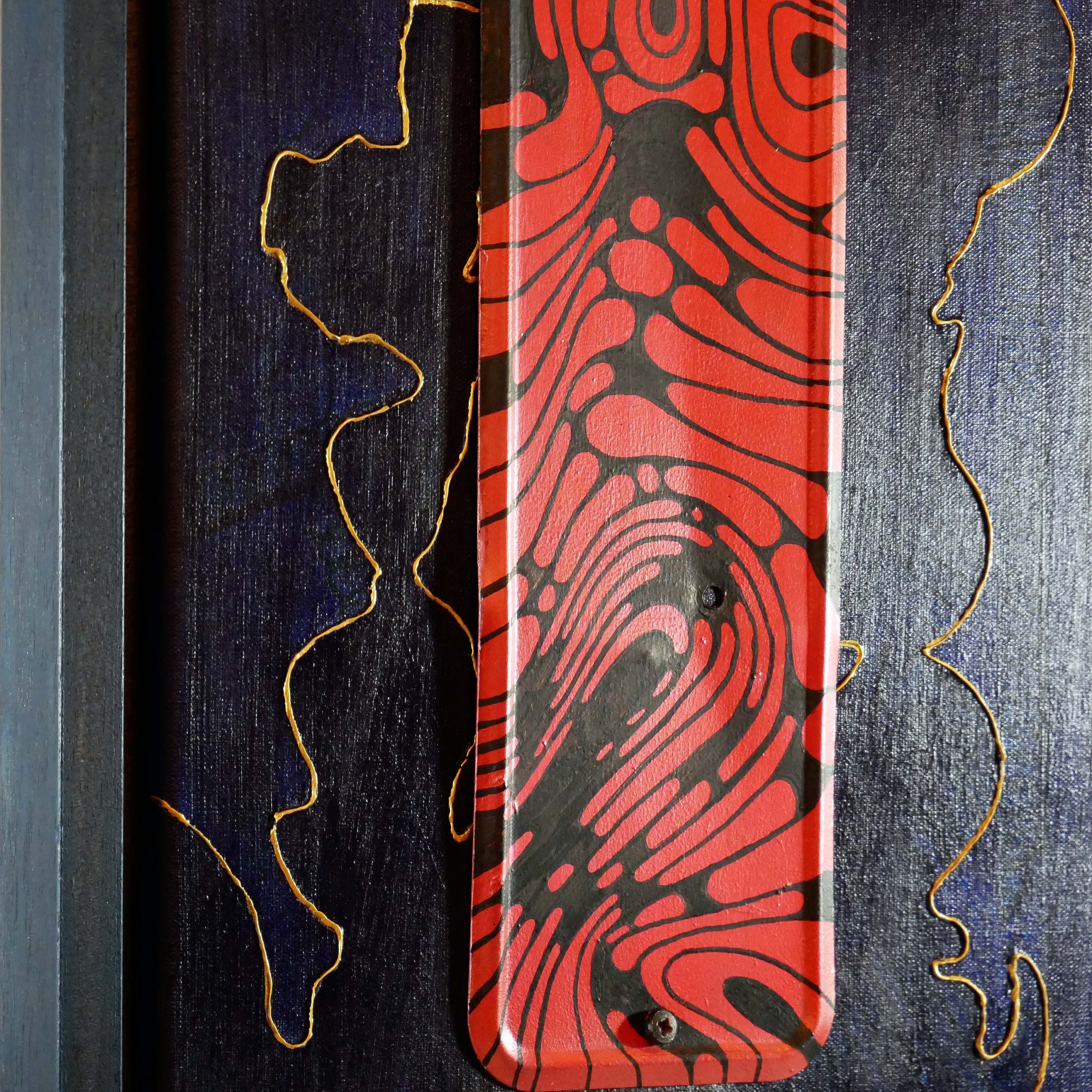 Yriginal-DD, Acryl auf Leinwand, Detailansicht 6